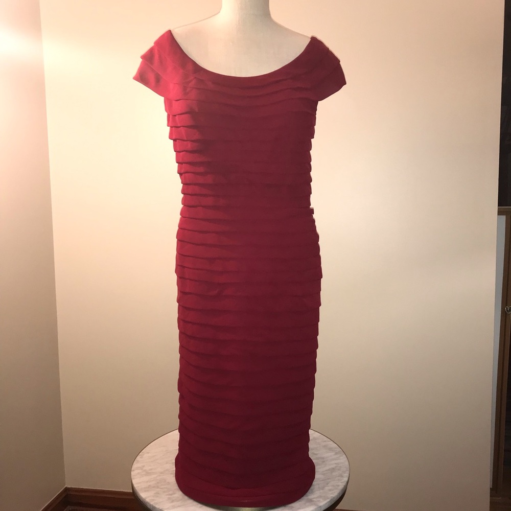 Adrianna Papell Red Cocktail Dress